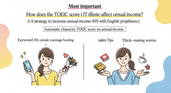 IT業界TOEICスコアが年収に与える影響は？英語力で年収100万アップを狙う戦略
