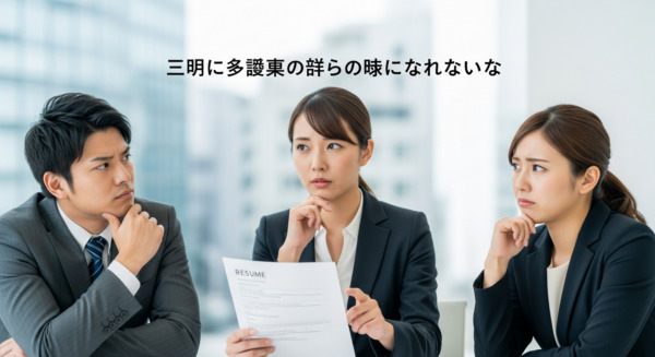 採用担当者が「転職回数が多い人」に対して抱く3つの懸念