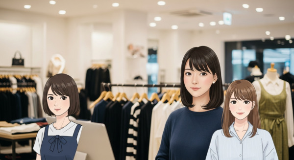 アパレル業界のビジネスモデル：収益構造の仕組みの解説イメージ